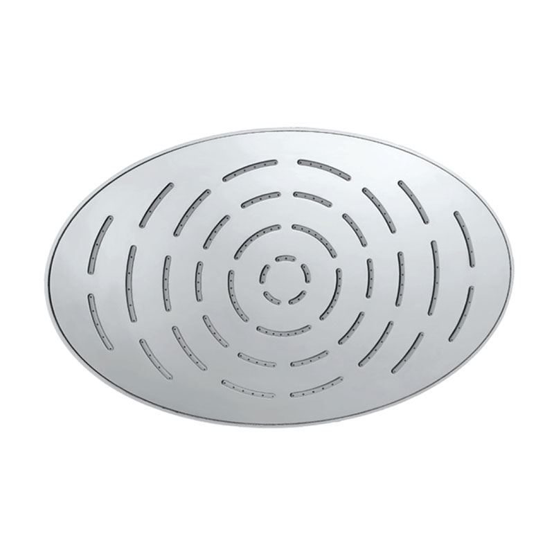 Maze Over Head Shower Oval in Chrome finish