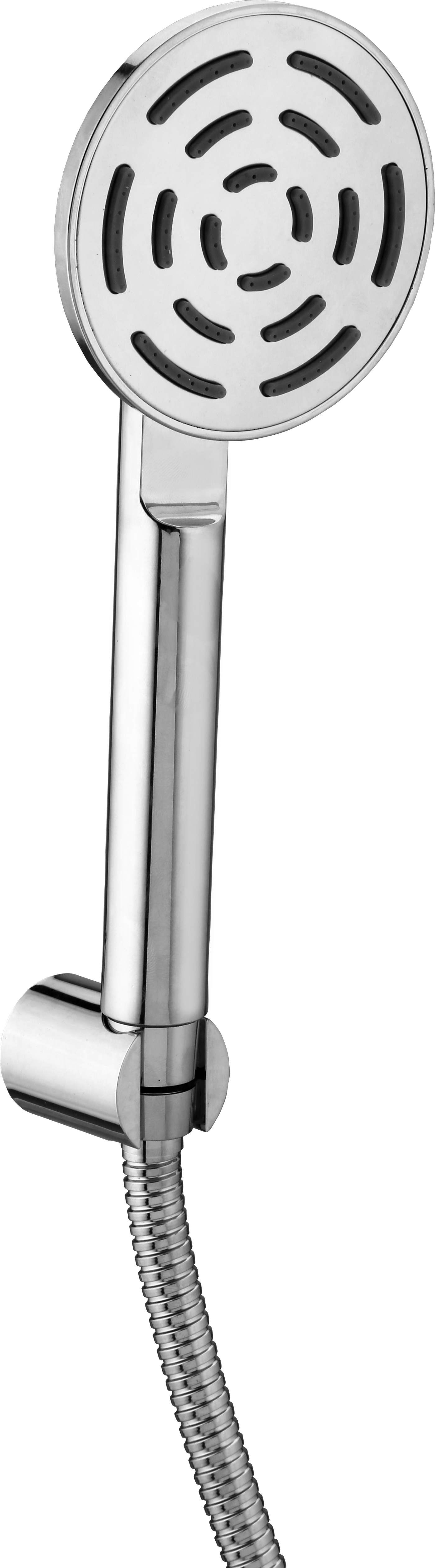 Maze Round Hand Shower With Tube in Chrome finish