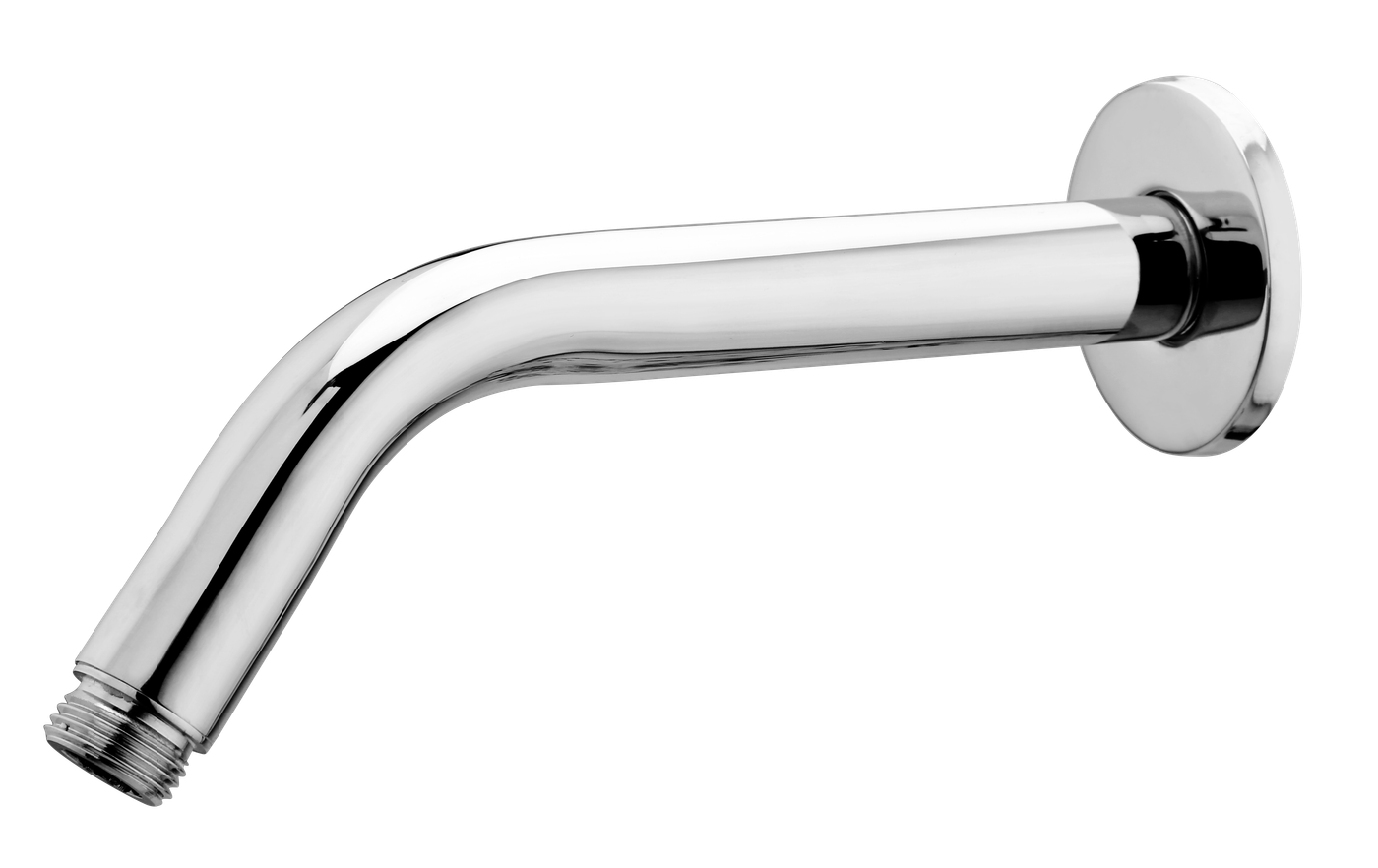 Shower Arm Round in Chrome finish