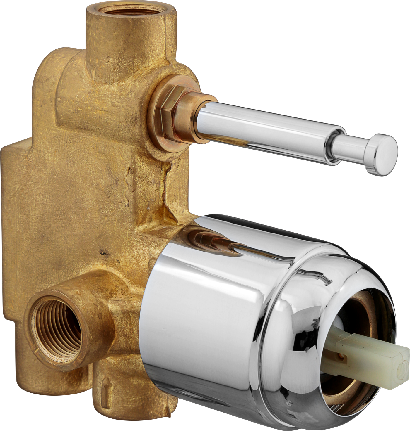 Single Lever Concealed Diverter 3 Inlet Body in Chrome finish