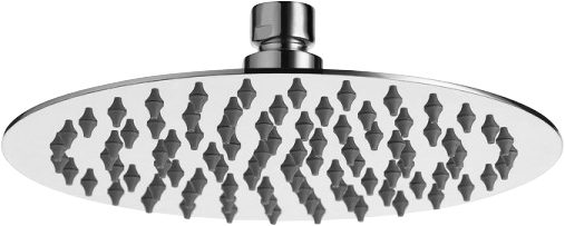 Ultra Slim Over Head Shower Round 12 Inch in Chrome finish