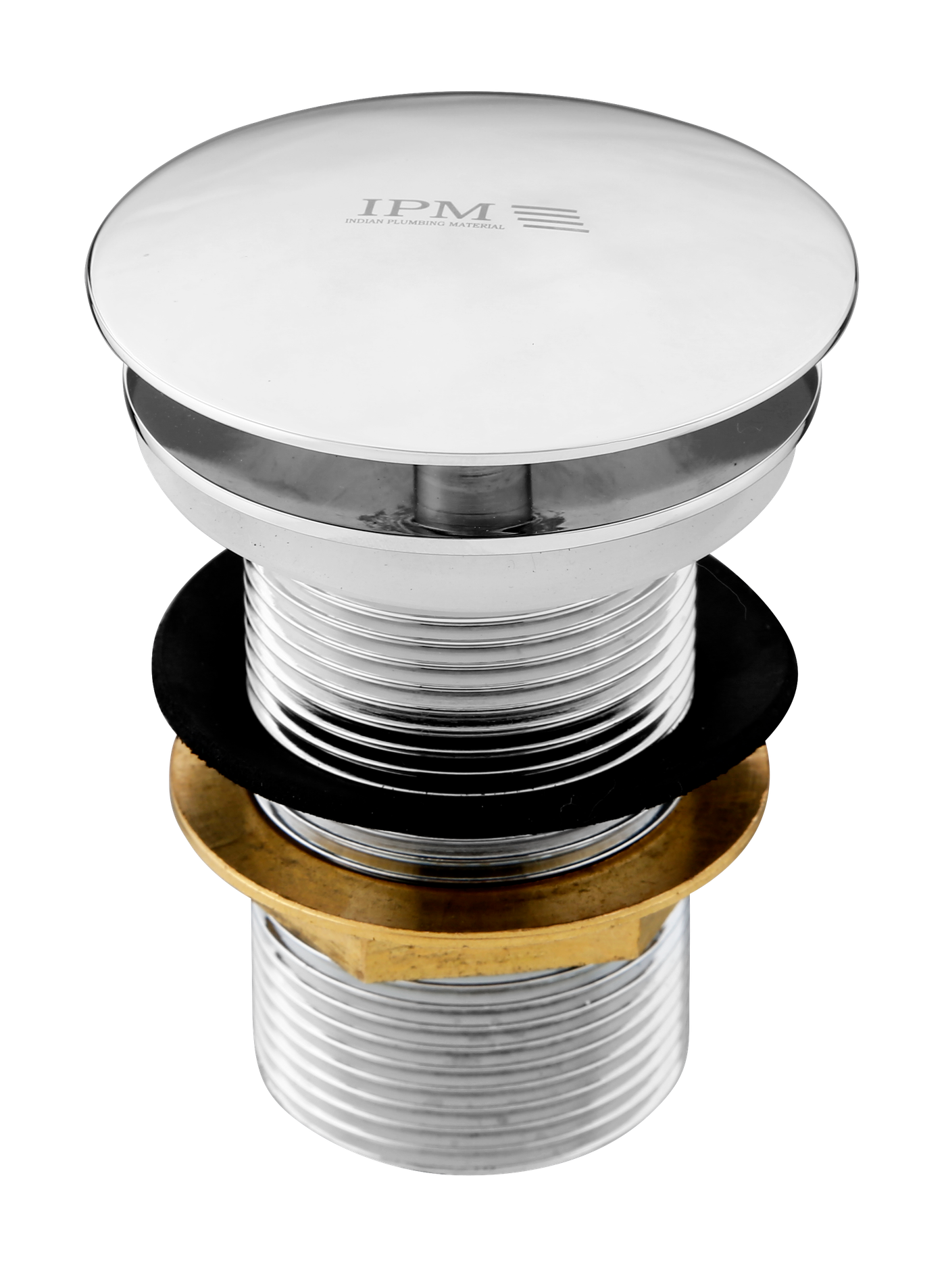 Waste Coupling 3" With Cap in Chrome finish