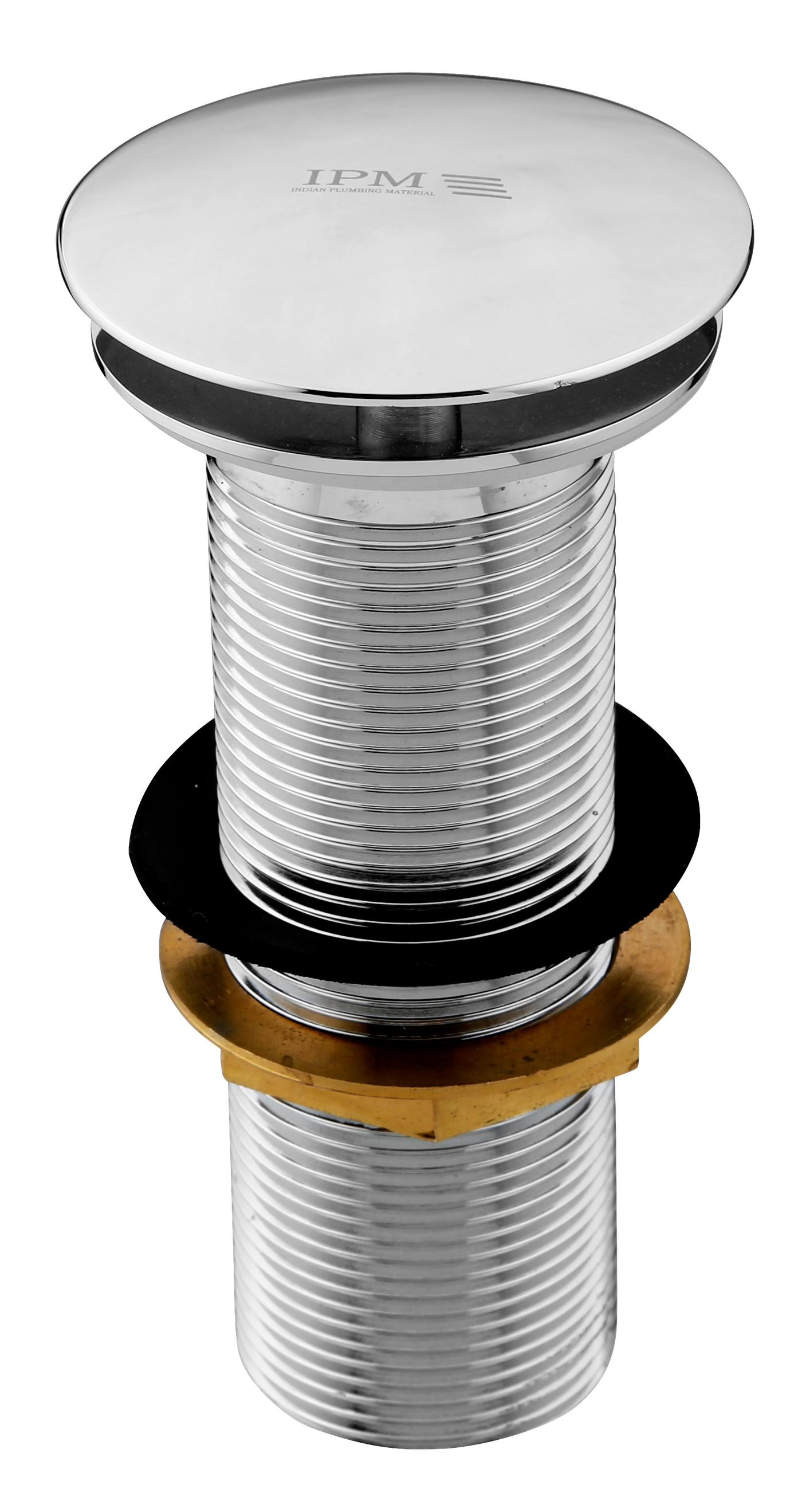 Waste Coupling 5" With Cap in Chrome finish