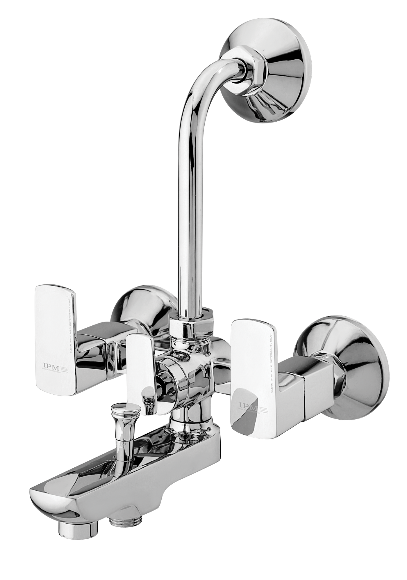 Wall Mixer Three In One in Chrome finish