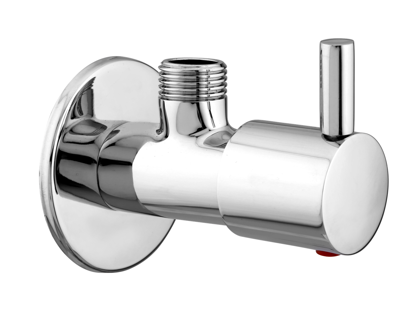 Angle Valve With Flange in Chrome finish