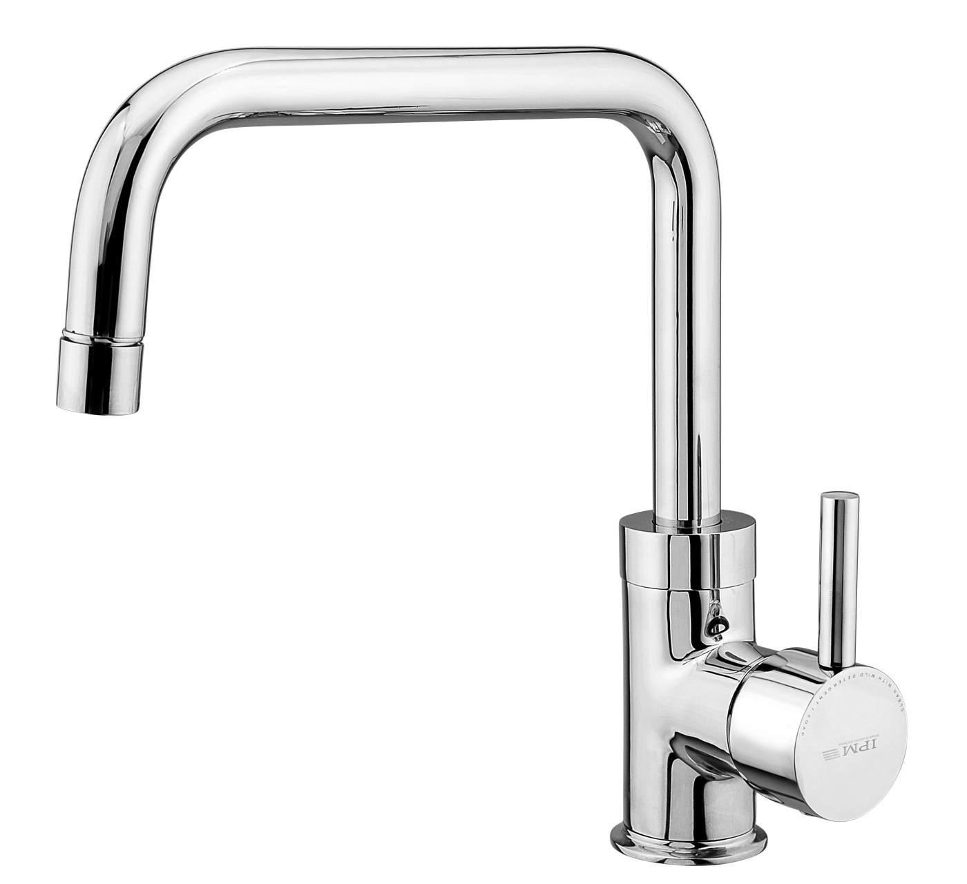 Single Lever Sink Mixer Table Mounted Angular Spout in Chrome finish