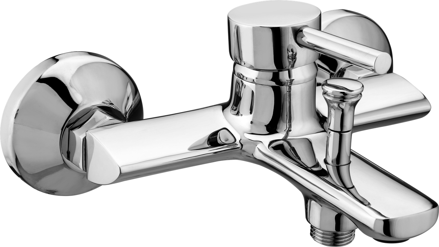 Single lever Wall Mixer in Chrome finish