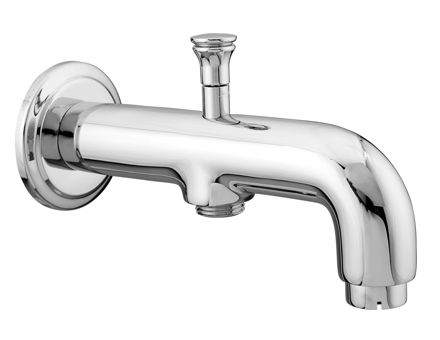Button Spout in Chrome finish