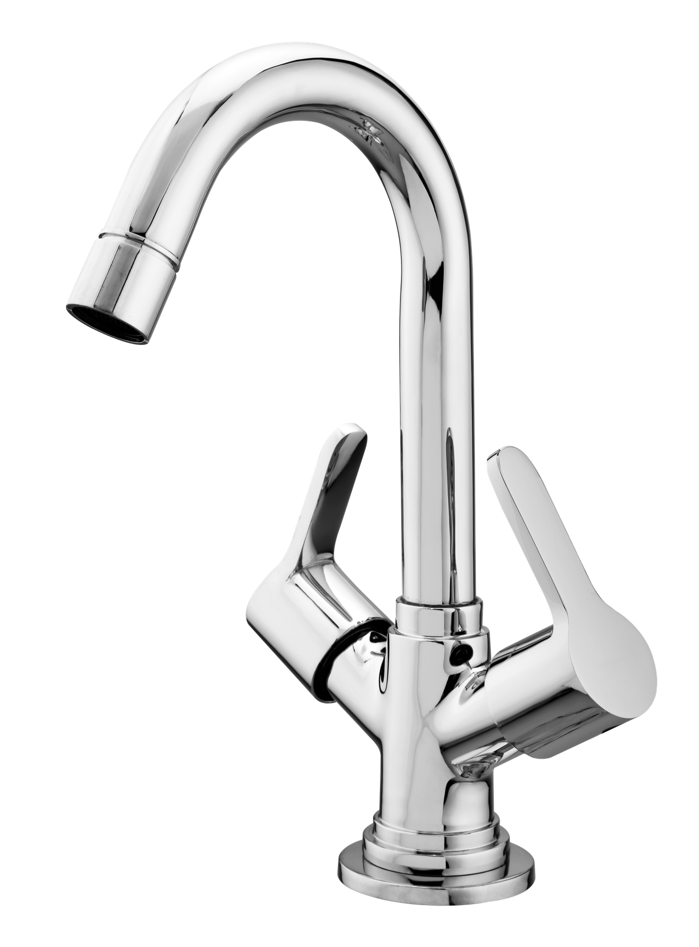 Center Hole Basin Mixer in Chrome finish