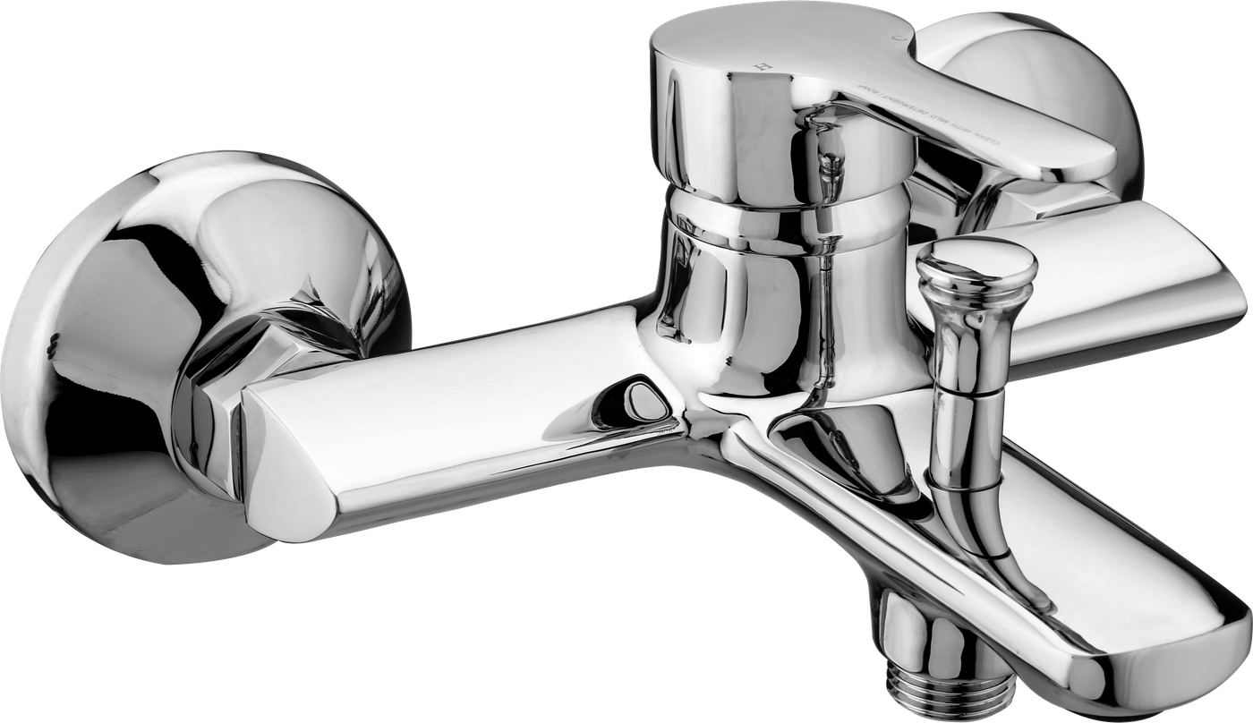 Single lever Wall Mixer in Chrome finish