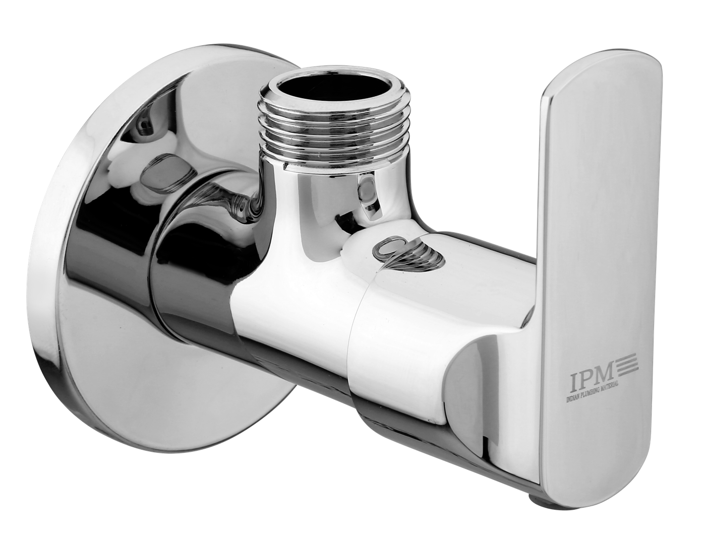 Angle Valve With Flange in Chrome finish