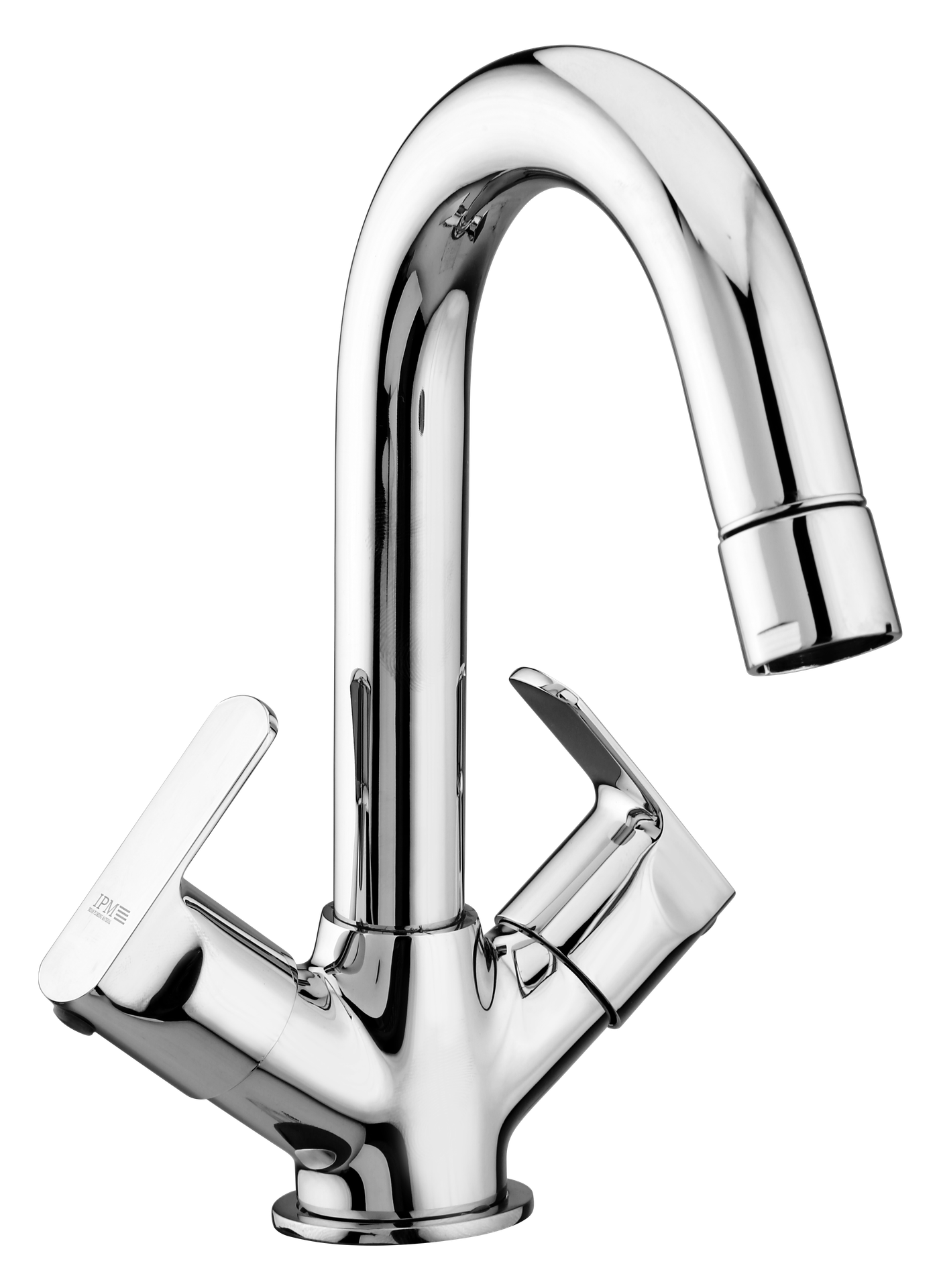Center Hole Basin Mixer in Chrome finish