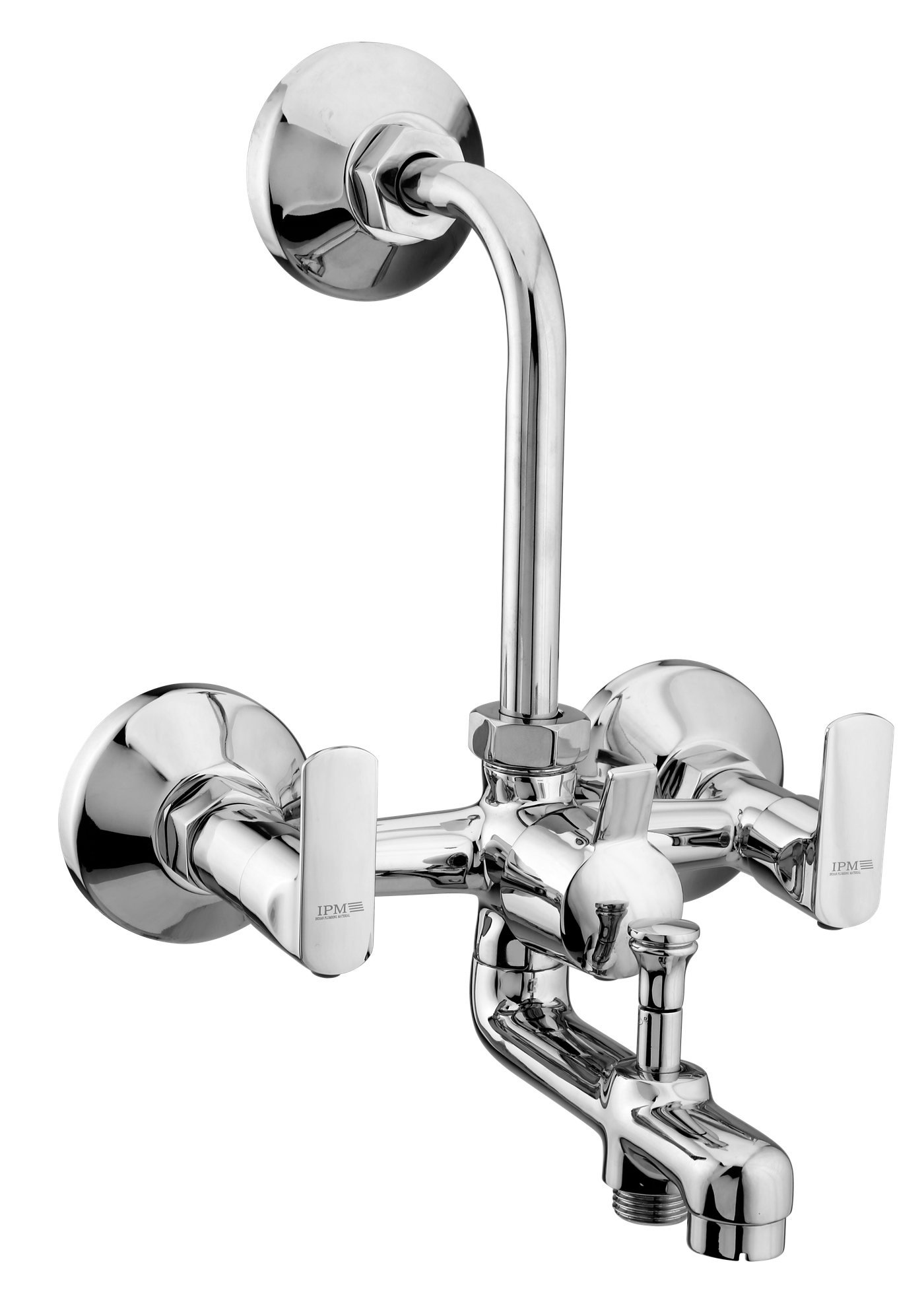 Wall Mixer Three In One in Chrome finish