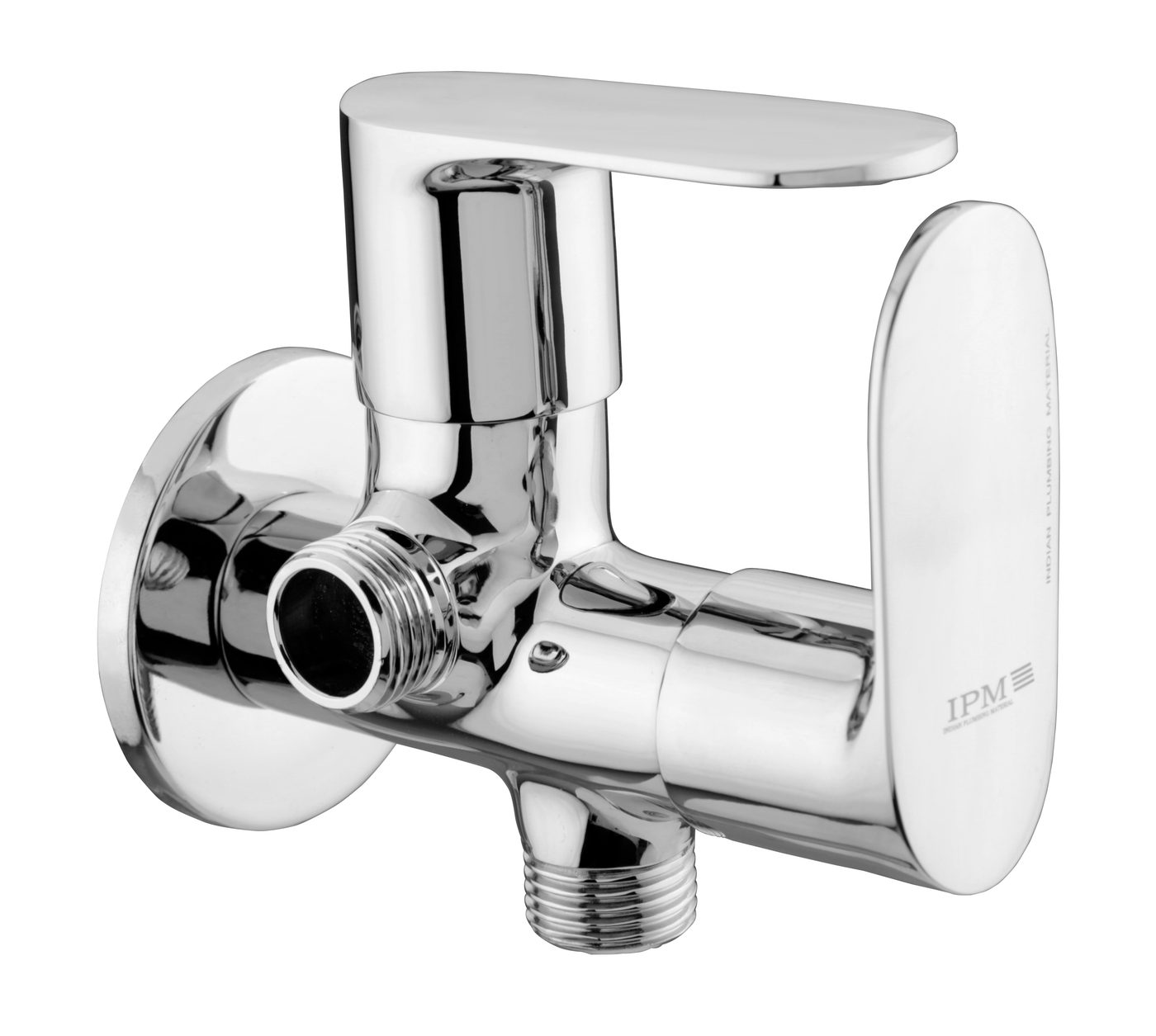 2 Way Angle Valve in Chrome finish