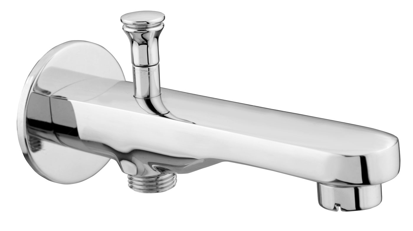 Button Spout in Chrome finish