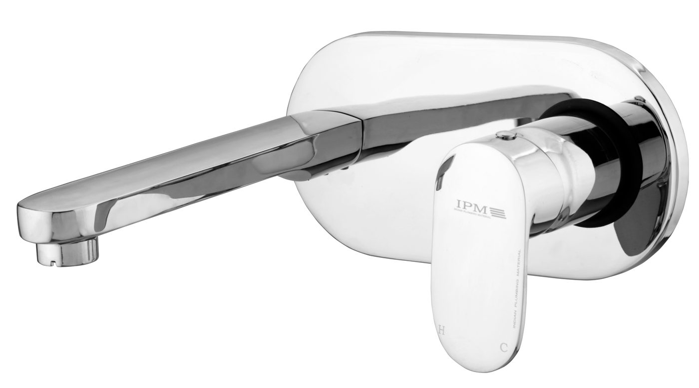 Exposed Parts for Concealed Basin Mixer in Chrome finish
