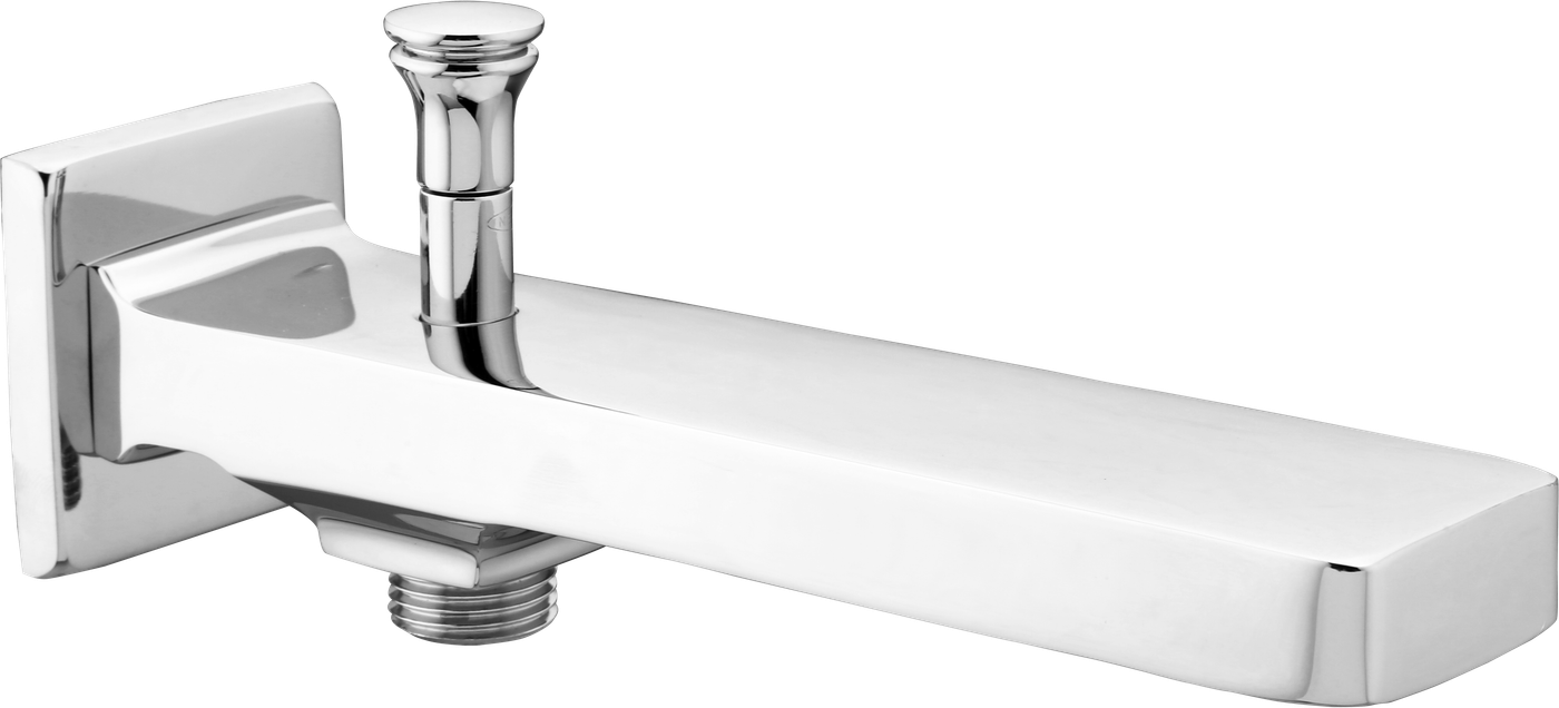 Button Spout in Chrome finish