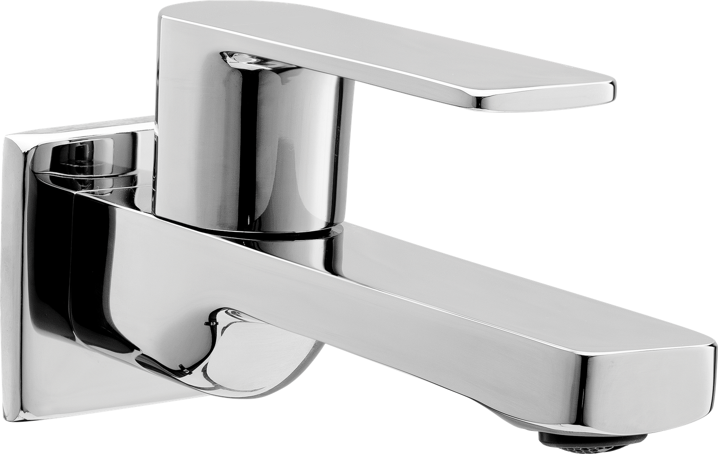 Long Body With Flange in Chrome finish
