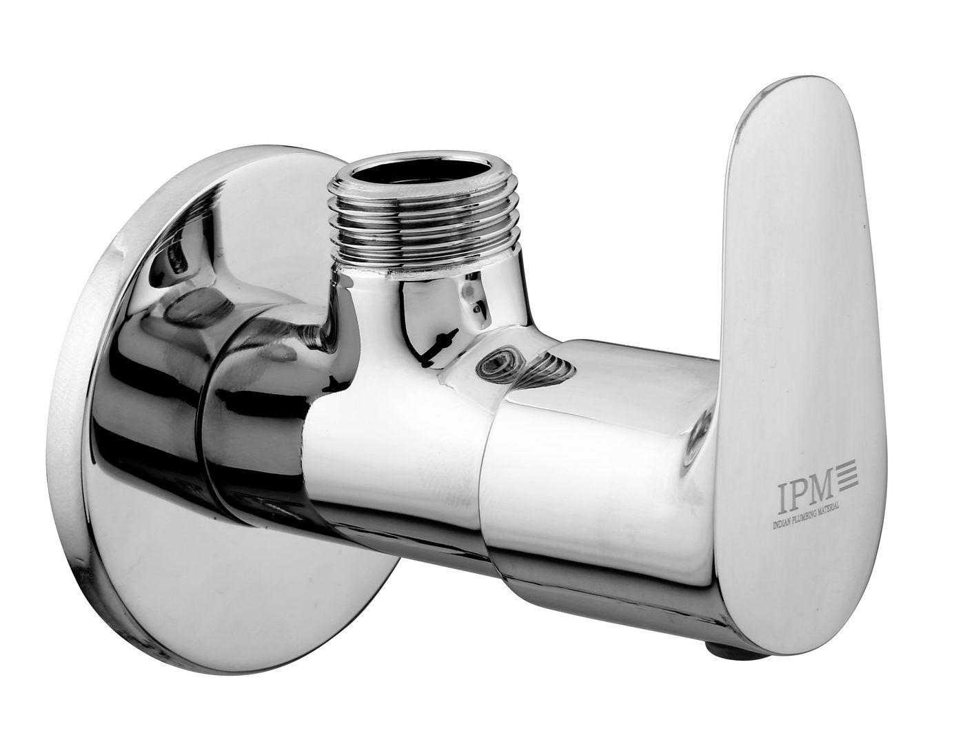 Angle Valve With Flange in Chrome finish