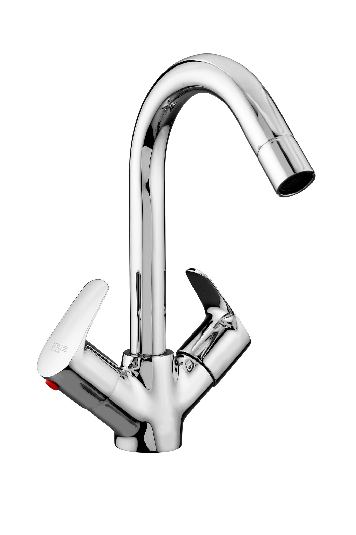 Center Hole Basin Mixer in Chrome finish