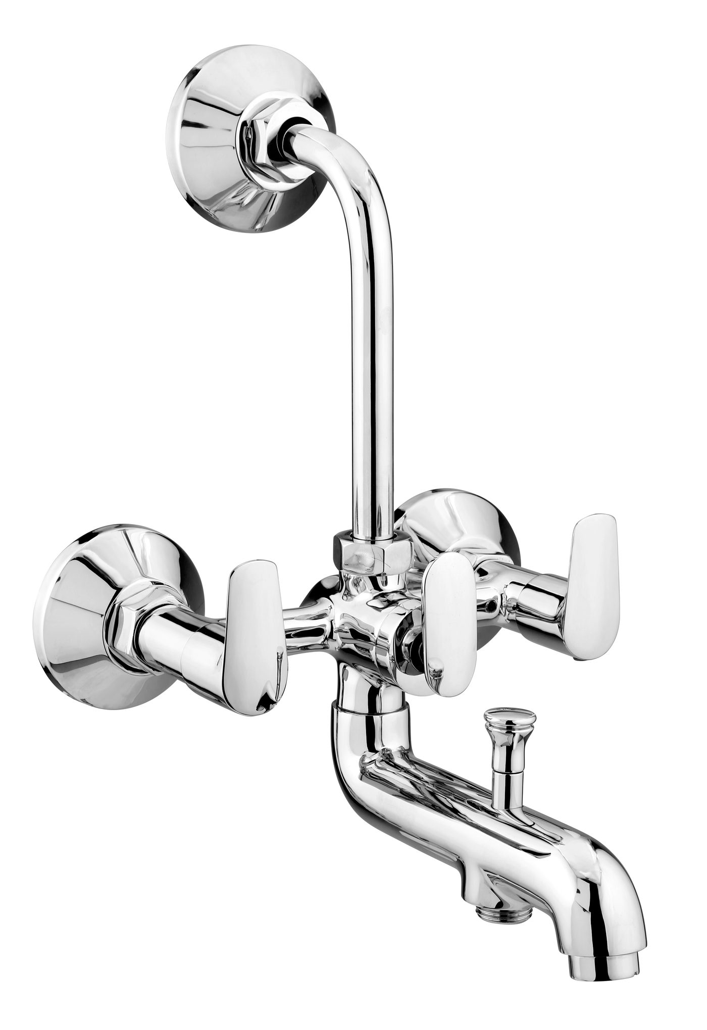 Wall Mixer Three In One in Chrome finish