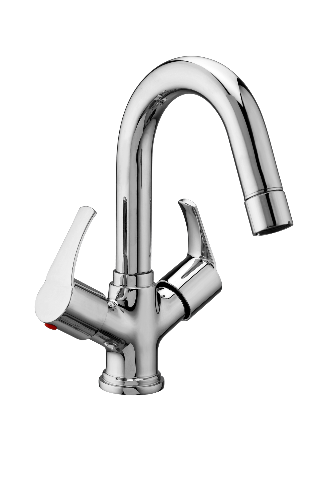 Center Hole Basin Mixer Pheonix in Chrome finish