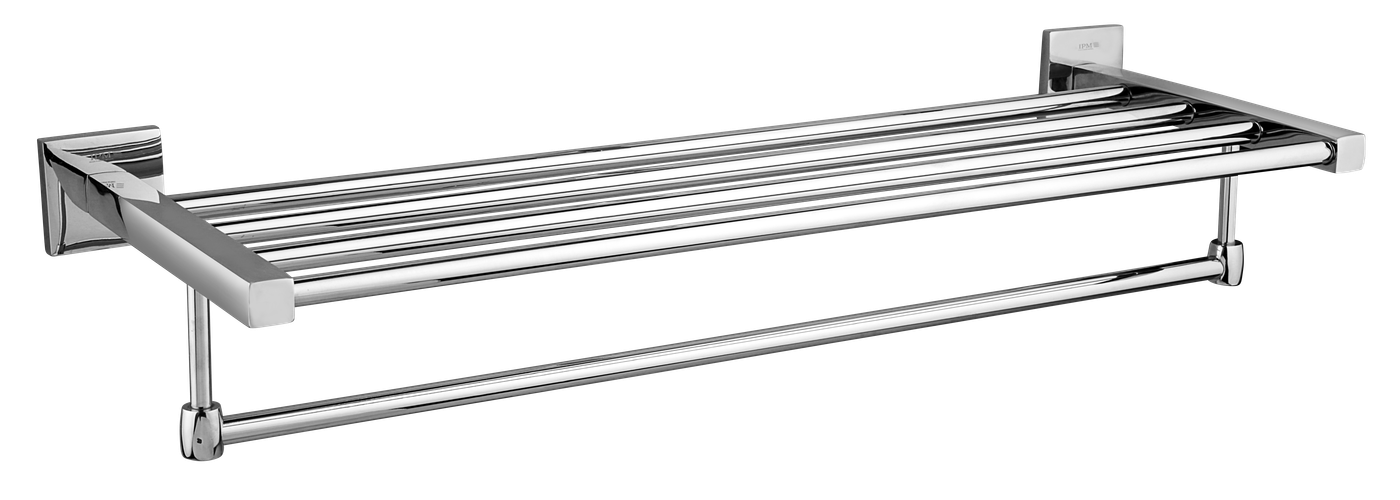 Towel Rack Square in Chrome finish