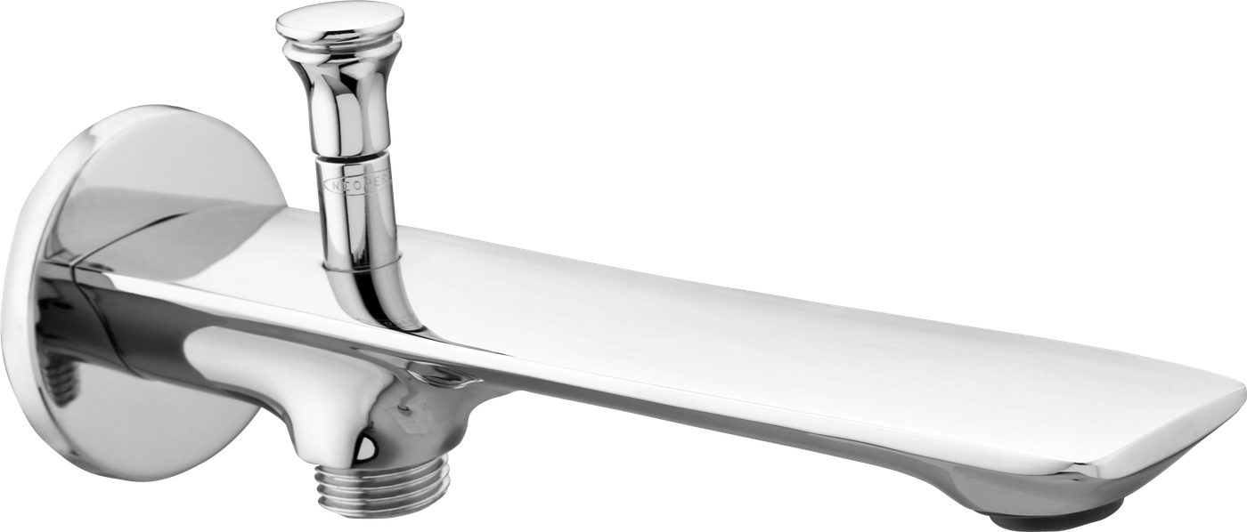 Button Spout in Chrome finish